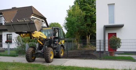 Bagger rausfahren